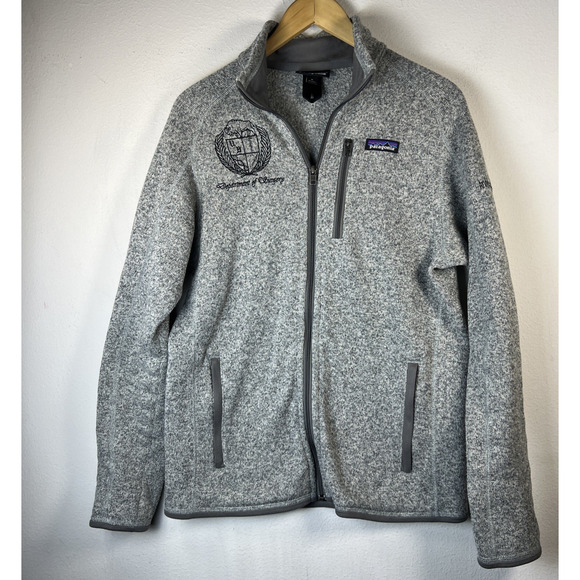 Patagonia Better Sweater Full Zip 25881 Heather Gray Medium embroidered surgery - Picture 1 of 12